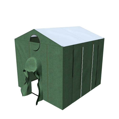 Палатка сварщика МногоТентов (ПС-2) 2,5x2,5 м. (Стены брезент ОП/крыша ткань ПВХ).