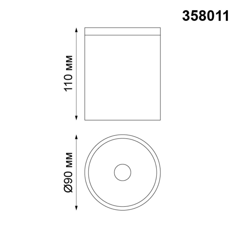 Уличный накладной светильник Novotech 358011