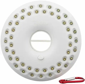 Фонарь KB-601 кемпинговый НЛО на батарейках с магнитом и карабином походный яркий св-к ЭРА Б0029178