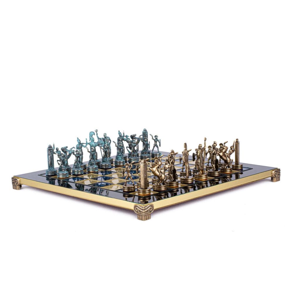 Manopoulos Шахматы подарочные "Троянская война"