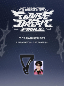 (ПРЕДЗАКАЗ) товары NCT DREAM - THE DREAM SHOW 4 : FUTURE THE DREAM TOUR OFFICIAL MD CARABINER SET