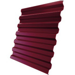 Профнастил С21 Grand Line Optima Pe 0,45 мм RAL 3005 винно-красный