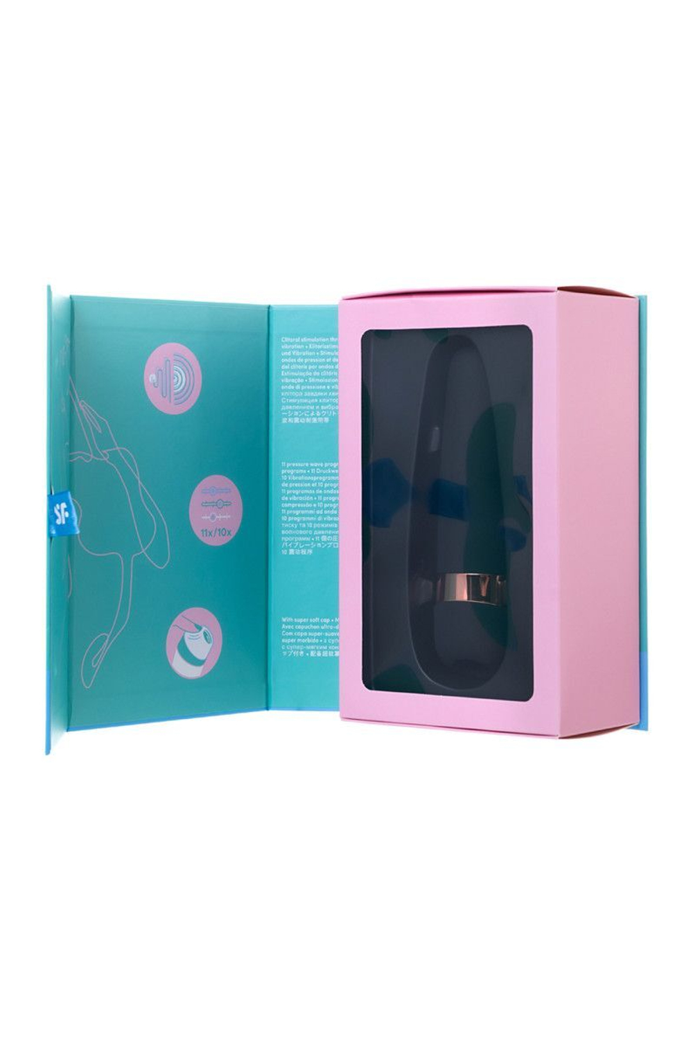 Вибро-вакуумно-волновой стимулятор Satisfyer Pro 3+ (Цвет: черный)