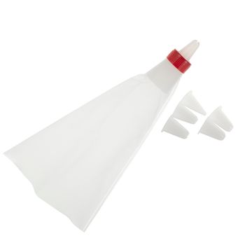 Кондитерский мешок с переходником и 6 пластиковыми насадками Kamille KM-7780