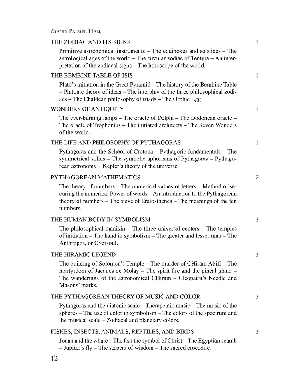 The Secret Teachings of All Ages | M.P. Hall