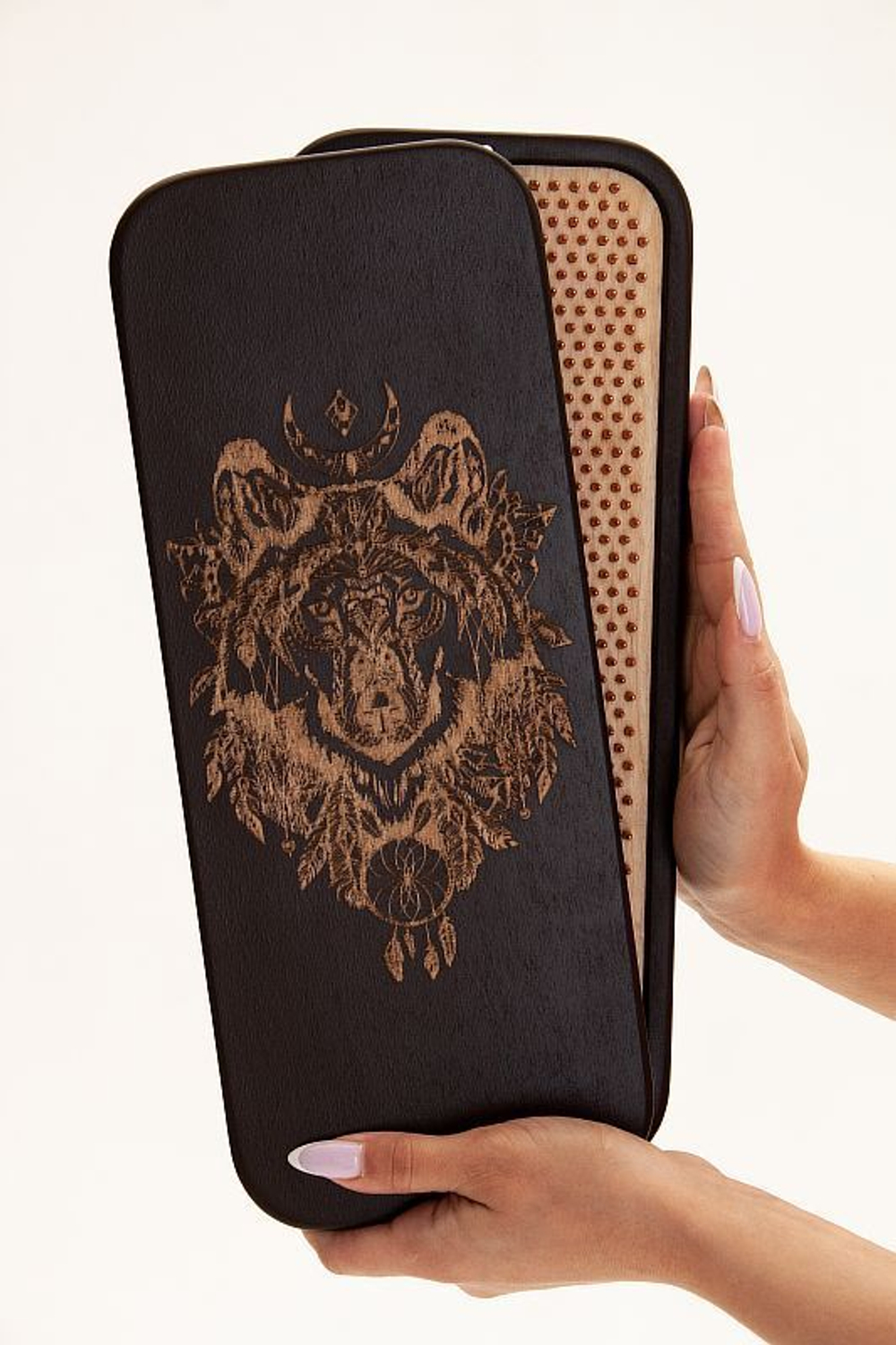 Доска садху Волк медные гвозди