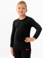 Футболка детская термо унисекс черный