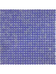 Мозаичная плитка из стекла Natural Steppa STP-BL002-10L синий с перламутром