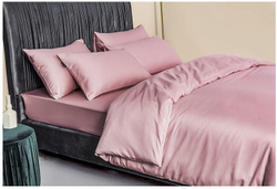 ZEPHYR HOME Двуспалка Египетский хлопок (простыня на резинке) розовый