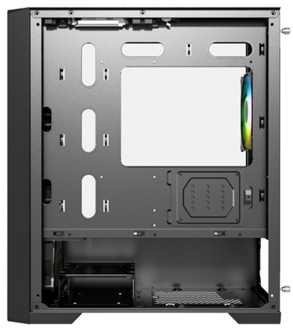 Корпус mATX Powercase ByteFlow Micro Black