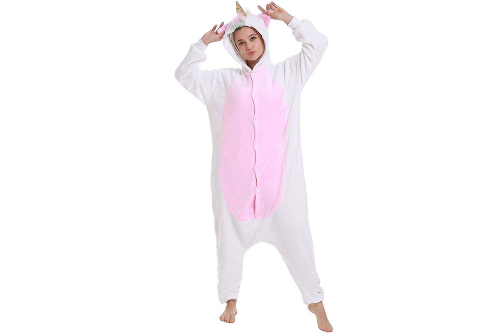 Кигуруми FunFur Единорог Золотой Рог M