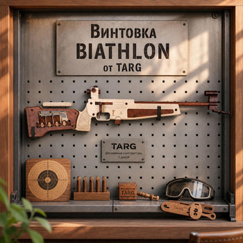 Деревянный конструктор Винтовка BIATHLON (TARG)