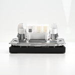 Переключатель 1-кл. ArtGallery 10AX быстрозажим. клем. механизм карбон SE GAL001061S