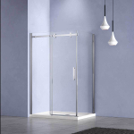 Душевой уголок Como-N VSR-4CN1014CL, 1400*1000, хром, стекло прозрачное