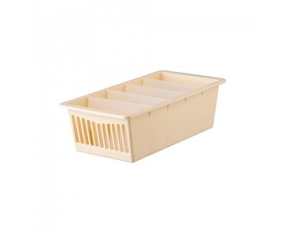 Контейнер для специй Полимербыт 368 из пластика, бежевый, 28.5x14x8.5см / емкость (комплект из 5 шт)