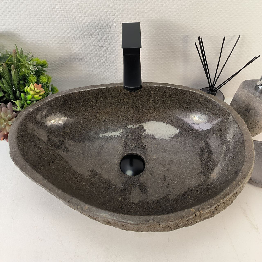 Раковина из речного камня RS-65212 55*38*15 0857