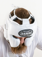 Шлем боксерский LEADERS LS MEX WH (белый)