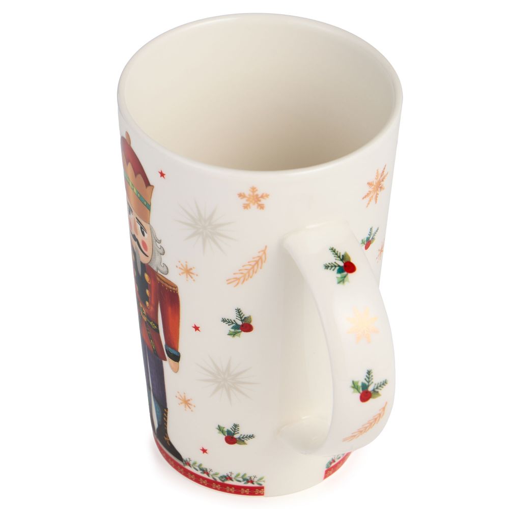 НАБОР ПОДАРОЧНЫЙ LEFARD "ЩЕЛКУНЧИК" (КРУЖКА 385 МЛ В КОМПЛЕКТЕ С ЁЛОЧНОЙ ИГРУШКОЙ)