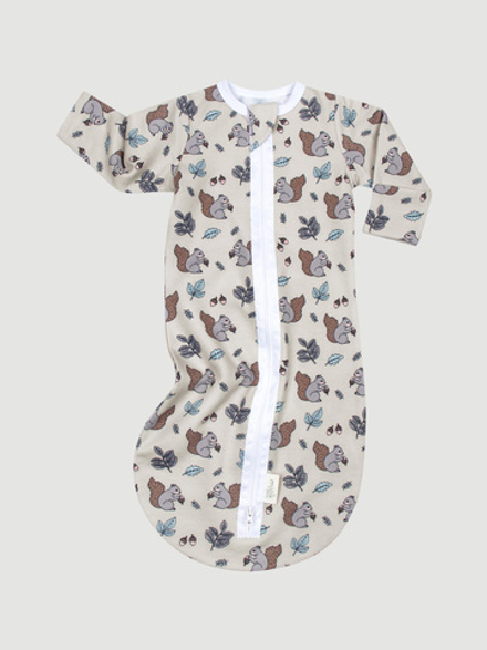 Утеплённый спальный мешок Mjölk Белочки