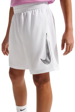 Детские теннисные шорты Nike Boys Dri-FIT Multi - white/black