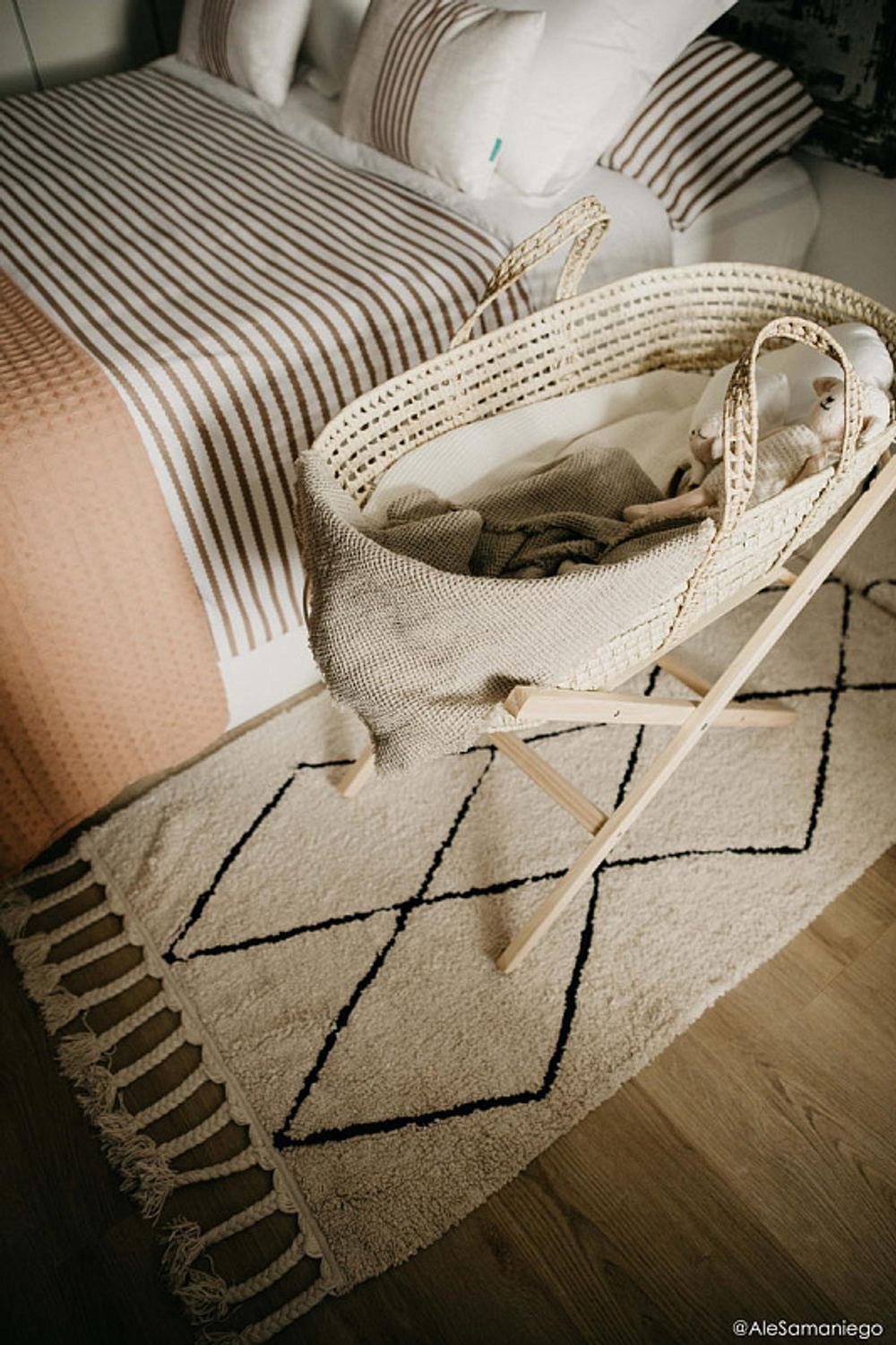 Ковер Lorena Canals Берберский ромбы 80х230 см