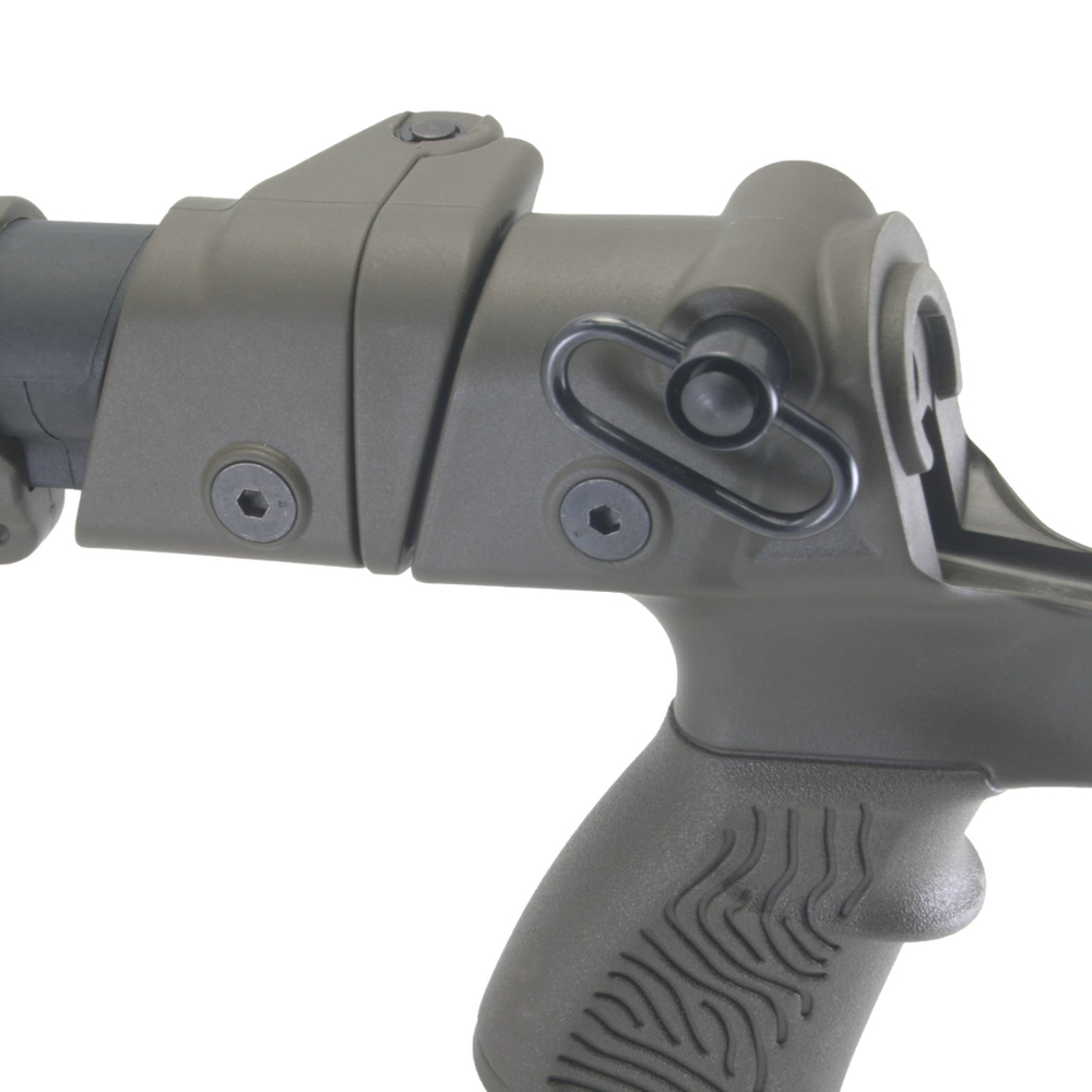 Приклад складной Mossberg 500/590, Maverick 88, DLG Tactical. Черный