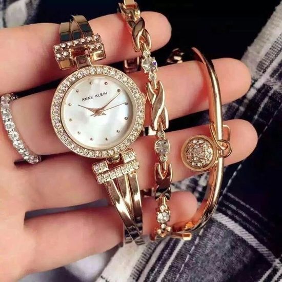 Женские наручные часы Anne Klein 1868GBST в наборе