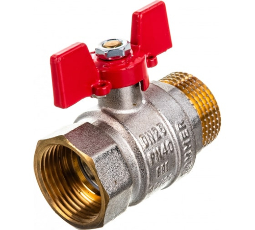 Rommer шаровой кран 1" ВН/НР, ручка бабочка RBV-0004-0210225