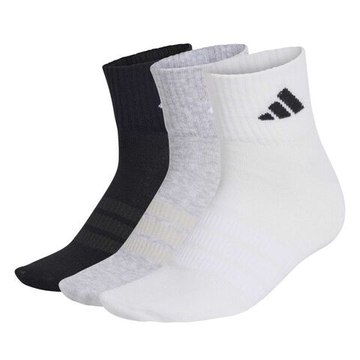 Теннисные носки Adidas Thin & Light Sportwear Ankle 3P - medium grey heather/white/black