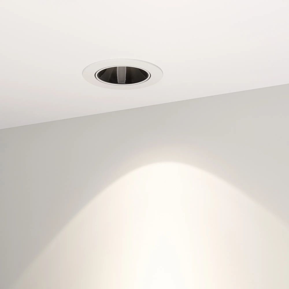 Светильник MS-FORECAST-BUILT-TURN-R102-12W Day4000 (WH-BK, 32 deg, 230V) (Arlight, IP20 Металл, 5 лет) 033659