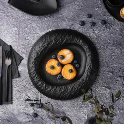 Блюдо круглое d 26,5 см h3,3 см Black Raw Stellar P.L. Proff Cuisine [1]