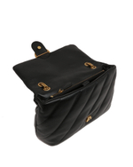 кожаная сумка через плечо love big puff cl sheep nappa Pinko - черный(100037 A0F2)