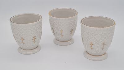 Лампада керам. "стакан с золотом (Ковр) 60060586