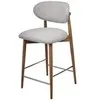 Полубарный стул Mod, орех, серое букле
