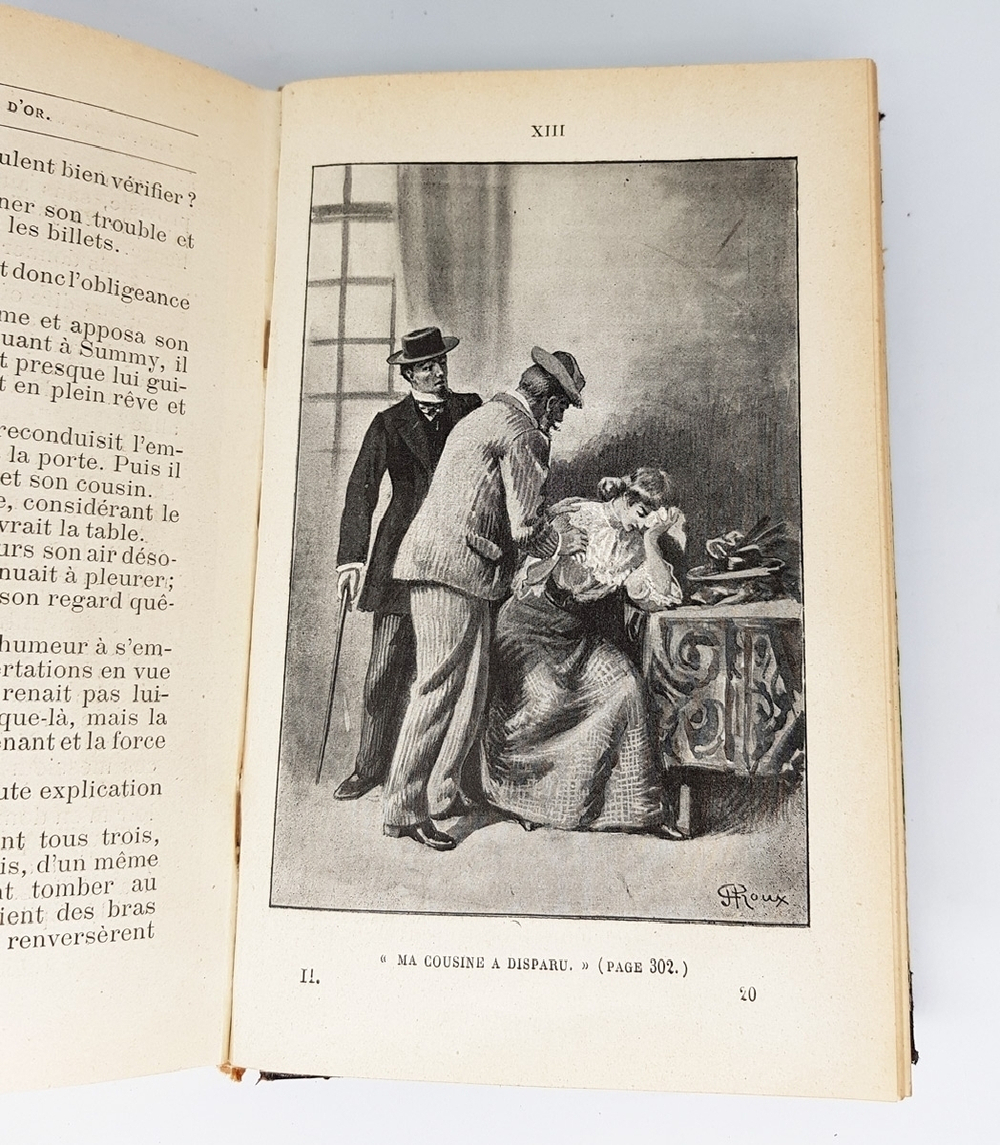 "Le Volcan DOr (Золотой Вулкан)". Jules Verne (Жюль Верн). 1906г. - антикварное издание