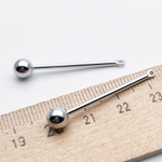 Подвеска Палочка, цвет серебро (родий), размер 33*6 мм, цена за 1 шт