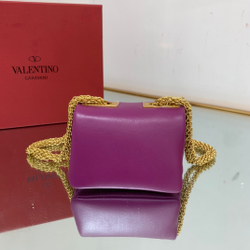 Valentino One Stud Micro Bag with Chain 11 cm