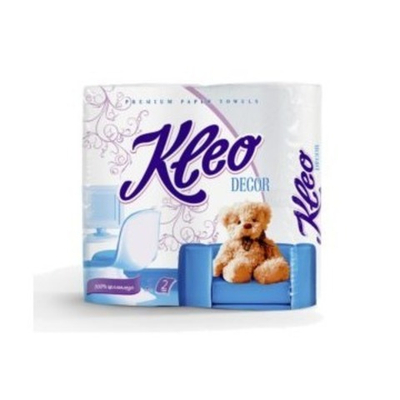 Туалетная бумага "Ь" 3-х сл. 4 рул. Kleo Ultra С86