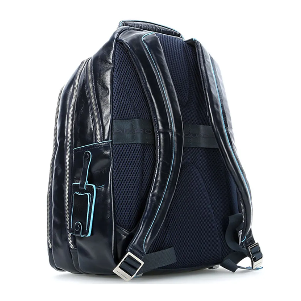 Рюкзак Piquadro Blue Square синяя телячья кожа (CA1813B2/BLU2) 2