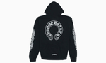 Chrome Hearts Horse Shoe Floral Hoodie "Black"