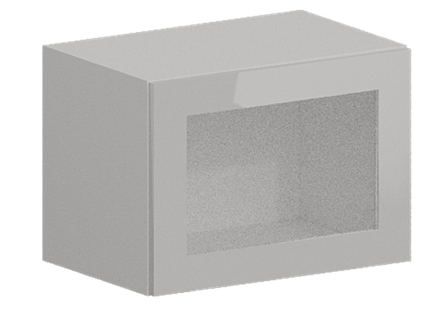 Кухня Модуль ШВГС 500 Графит /Белый софт