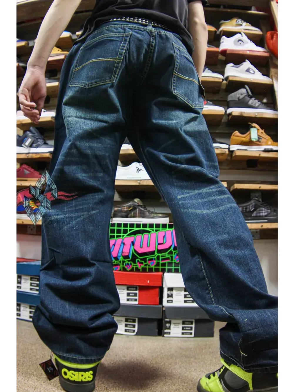 Джинсы прямые широкие трубы от Savitar Shoes Company