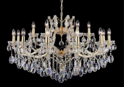 Люстра Crystal Lux HOLLYWOOD SP12+6 GOLD
