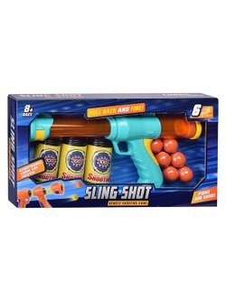 Игрушечное оружие пистолет с шариками и мишенью (108-404B)