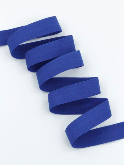 Бейка эластичная ультрамарин матовая 15 мм