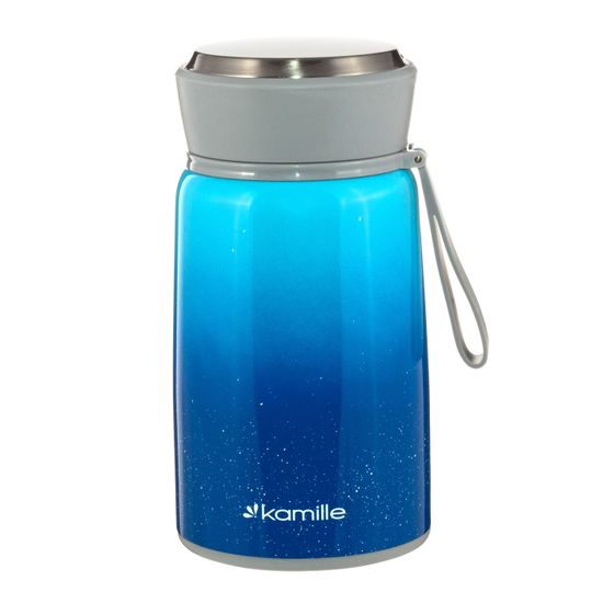 Термос для еды 800 мл. из нержавеющей стали Kamille KM 2097 с ложкой