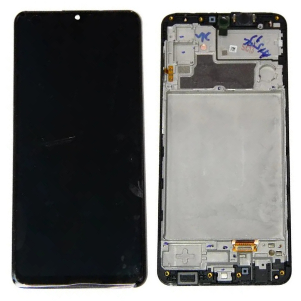 Дисплей для Samsung Galaxy M32 (M325F) с тачскрином и рамкой Черный - OR (SP)
