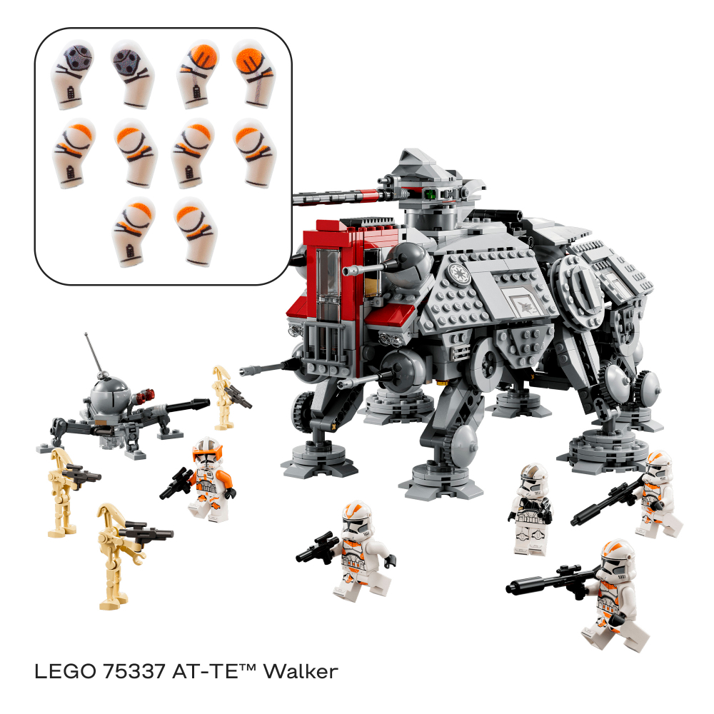 Комплект рук клонов для набора LEGO 75337