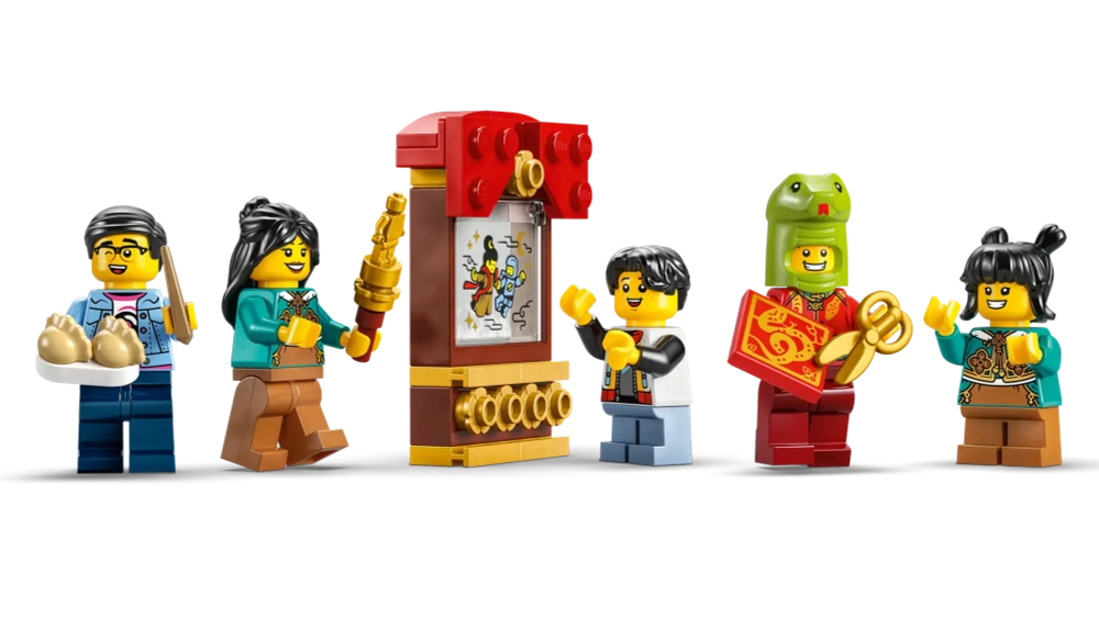 Конструктор LEGO 80116 Новогодний фонарь