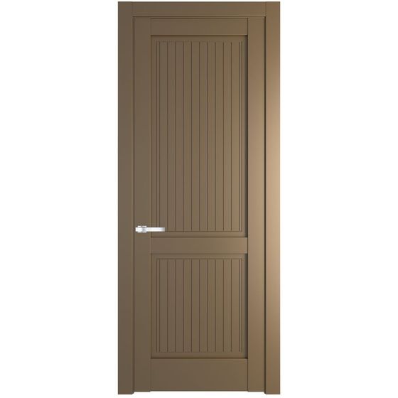 Фото межкомнатной двери эмаль Profil Doors 3.2.1PM перламутр золото глухая
